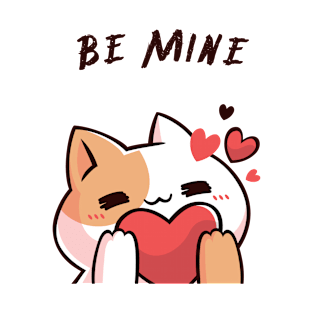 Be Mine Adorable Cat T-Shirt