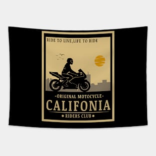 California Bike Design Tapestry