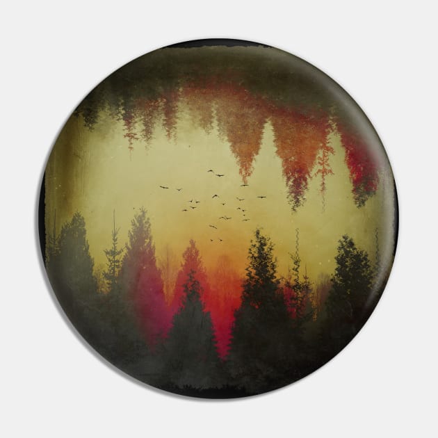 Distorted Trees and Landscape II Pin by DyrkWyst