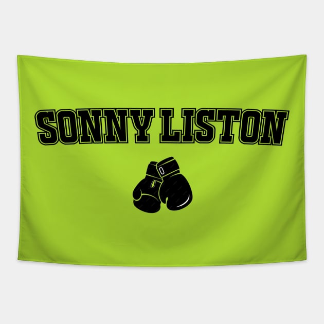 Sonny Liston Boxing Tshirt Tapestry by ArtOctave