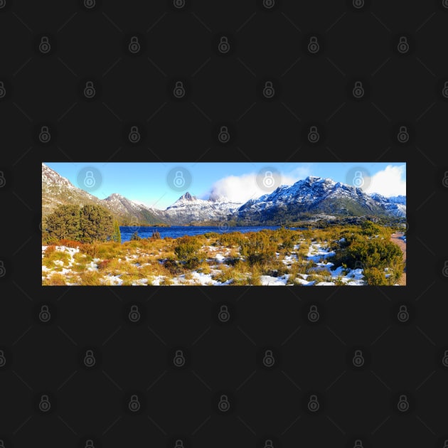 Cradle Mountain across Dove Lake. Tasmania by pops