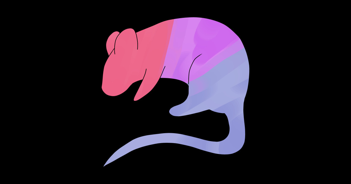 Bi Rat Pride - Bi Pride - Sticker | TeePublic