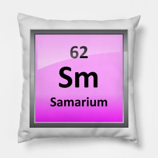 Samarium Element Symbol - Periodic Table Pillow