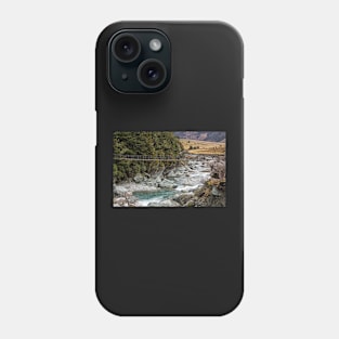 Swing Bridge across Matukituki River Phone Case