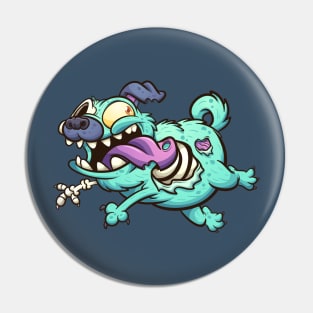 Zombie Pug Pin