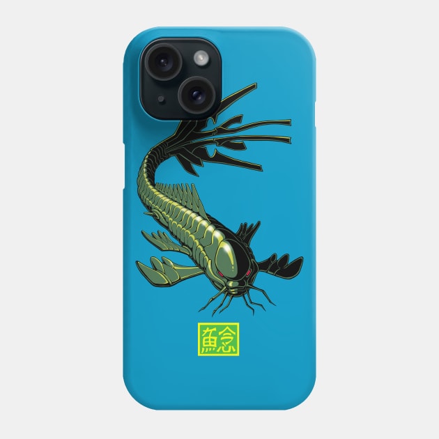 Robot Catfish Phone Case by Oliver Bown Designs