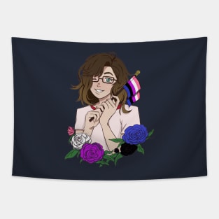 Genderfluid Pride Tapestry