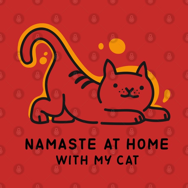 NAMASTE AT HOME WITH MY CAT by YaiVargas