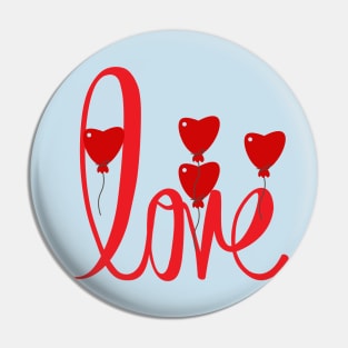 Love Ballon Pin