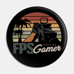 FPS Certified Gamer Assault Pin