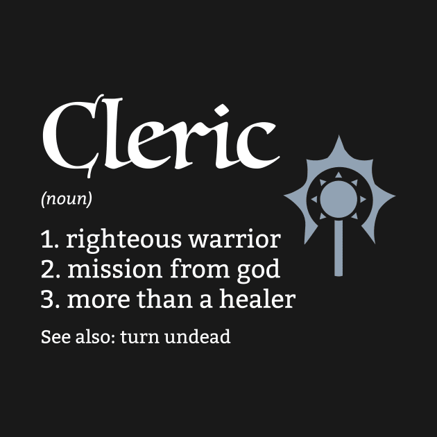 D&D Cleric Class Definition by Sunburst