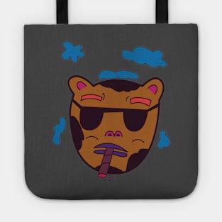 Smoking Honey Bear Tote