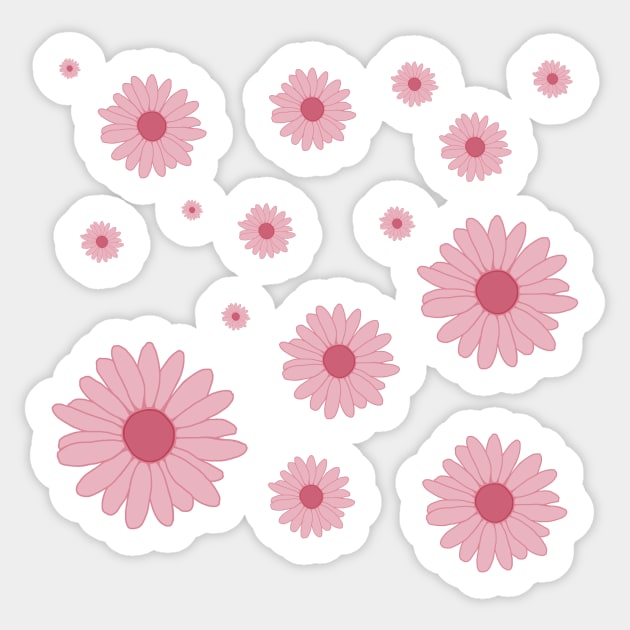 Daisy Flower Glitter Stickers – Fairy Dust Decals