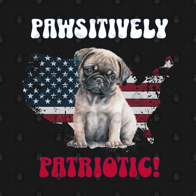 4th of July Independence Day Patriotic French Bulldog Funny Design for Dog Lovers by EndlessDoodles