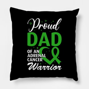 Adrenal Cancer Awareness Adrenal Cancer Dad Pillow