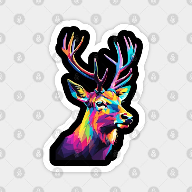 Deer WPAP 2 Magnet by VALCO