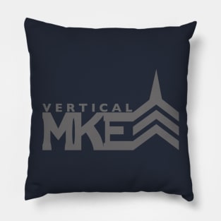 Vertical MKE- Gray Pillow