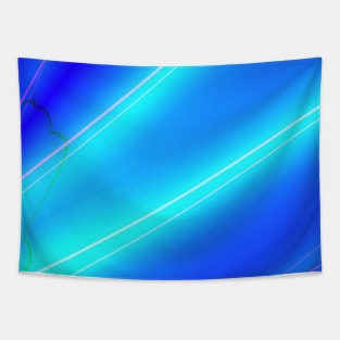 sky blue dark blue stripes abstract texture Tapestry