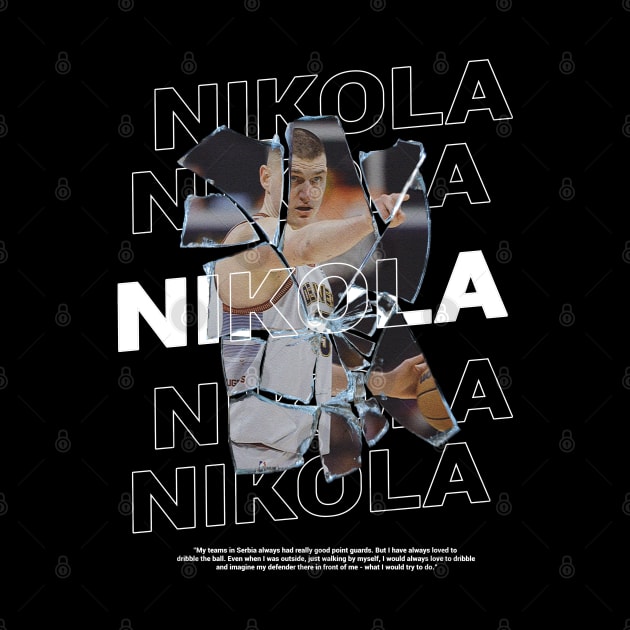 Nikola Jokic Broken Mirror by Zachariya420
