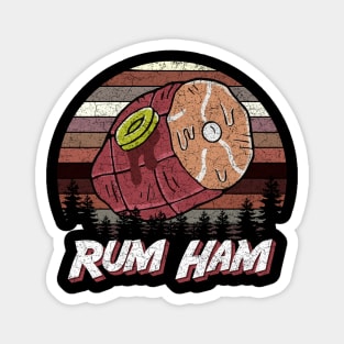 Rum Ham - Retro Magnet