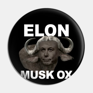 Elon Musk Ox Pin