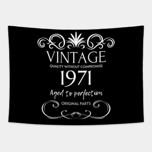 Vintage 1971 - Birthday Gift For Men Tapestry