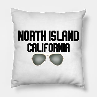 north island california glasses Pillow