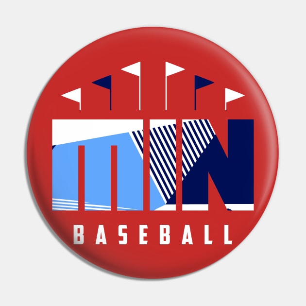 MIN Baseball Ballpark Pin by funandgames