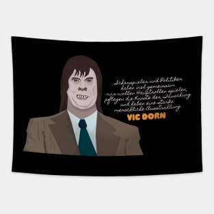 Vic Dorn- TV Sketch Monster - Loriot - TV Kult - Deutsch Tapestry