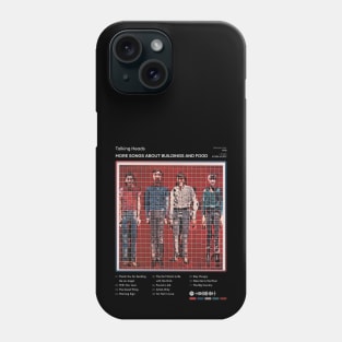 Talking Heads - More Songs About Buildings and Food Tracklist Album Phone Case