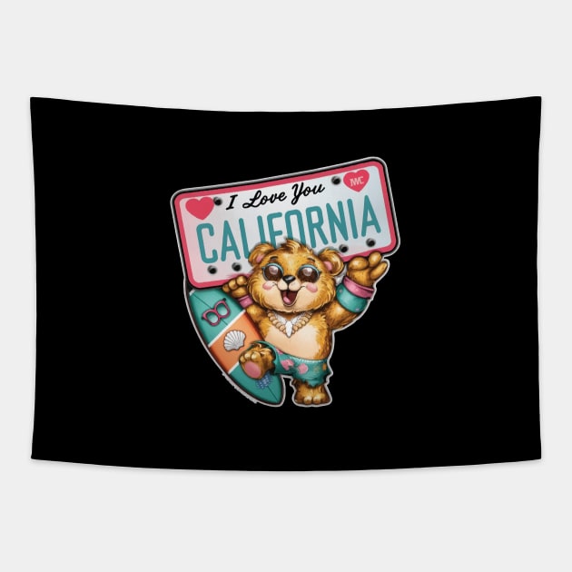 I Love You California Tapestry by Coolthings