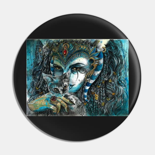 Goddess Bastet Pin by mialaia