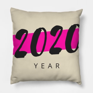 2020 Year Design Pillow