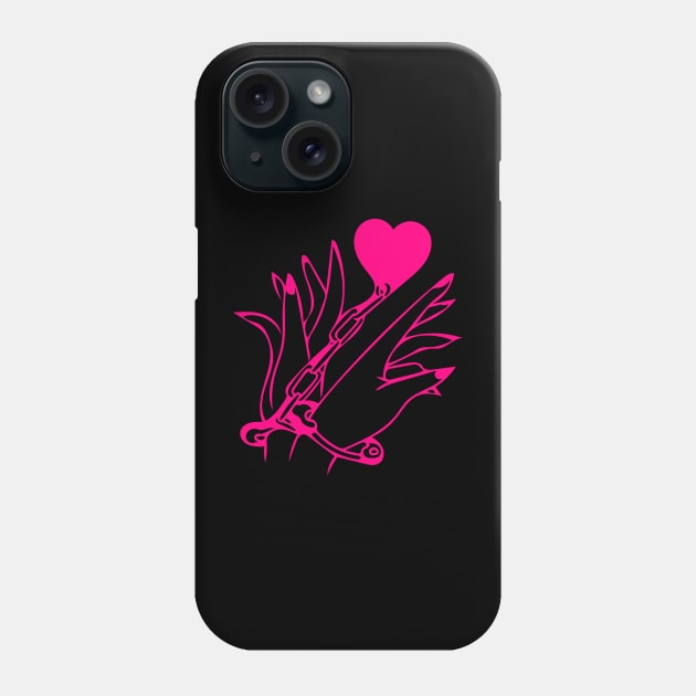 Heart Phone Case by Creative Shirt