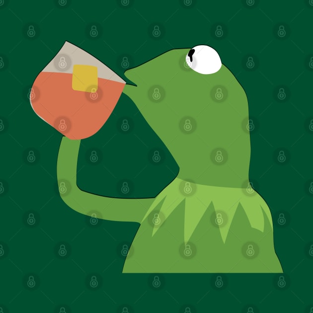 Kermit Tea Drawing by brendalee