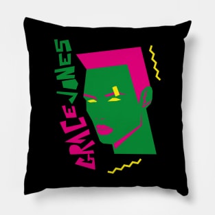 GRACE JONES 80S TYLE GEOMETRIC Pillow