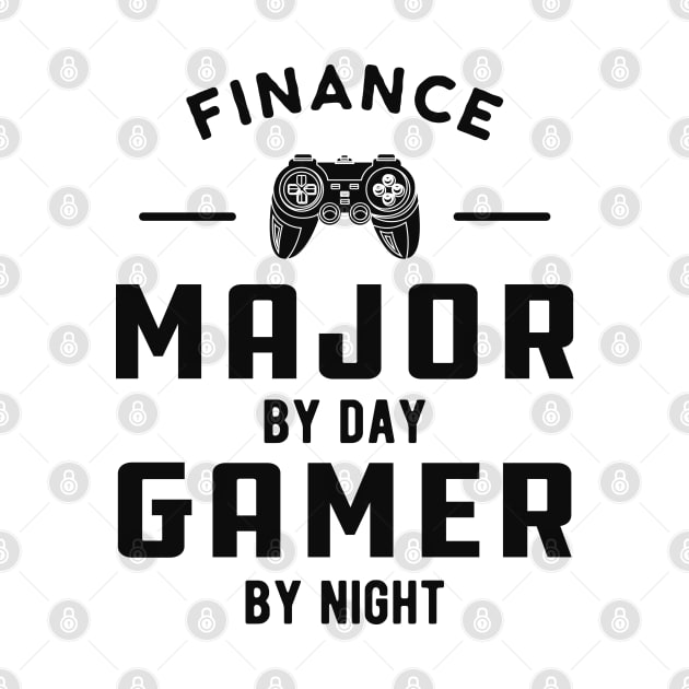 finance major by day gamer by night by KC Happy Shop