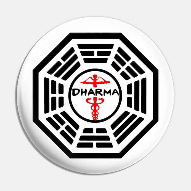 The Dharma Initiative - The Staff Station Pin by RobinBegins