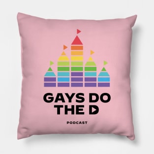 Gays Do the D Logo (Black Text) Pillow