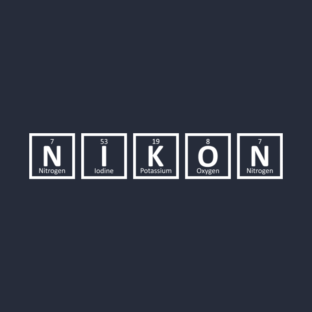 Nikon Periodic Table by umarhahn
