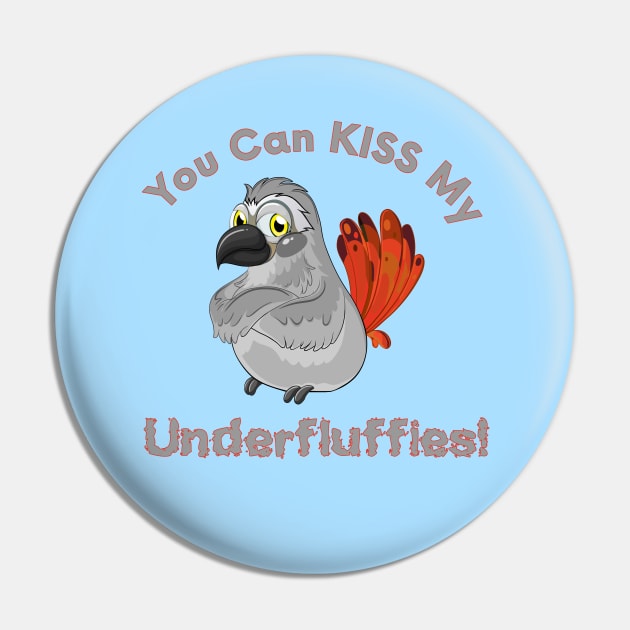 African Grey Parrot Kiss Underfluffies Pin by Einstein Parrot