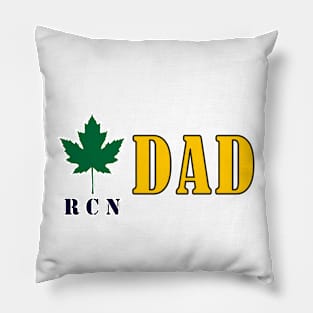 Bold design for anyone whose Mum or Dad serves in the Canadian Armed Forces Pillow