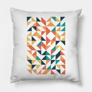 Fantastic Geometric Colourful Triangle Pattern Pillow