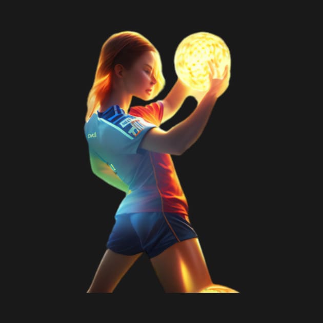 Soccer Neon Girl by Shadowbyte91