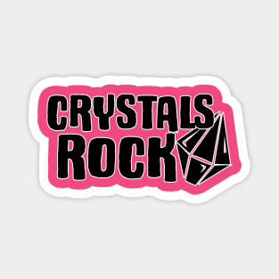 Crystals Rock Gems Magnet