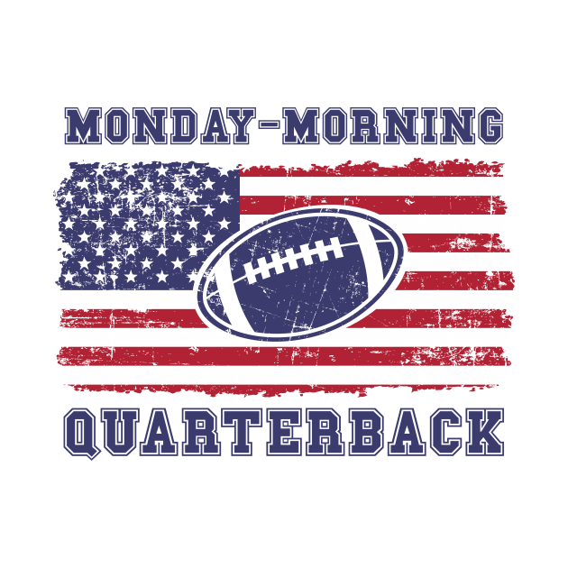 FOOTBALL QUOTE MONDAY MORNING QUARTERBACK by HomeCoquette