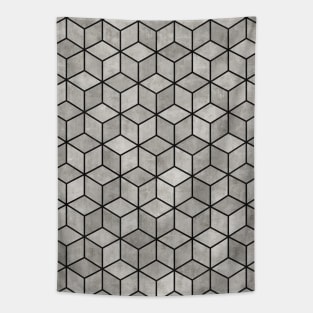 Concrete Cubes Tapestry