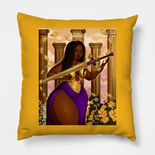 Queen of swords Pillow