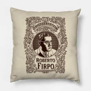 Roberto Firpo (in brown) Pillow