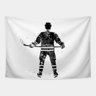 Hockey Player Girl Tapestry